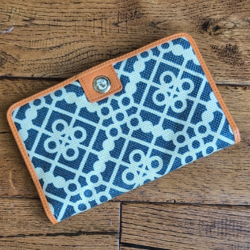 Spartina 449 Blue and Cream Wallet